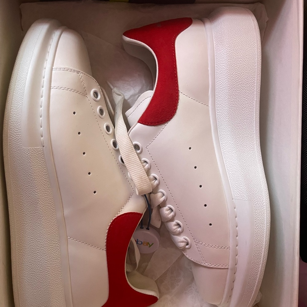 Rusty red Alexander McQueen